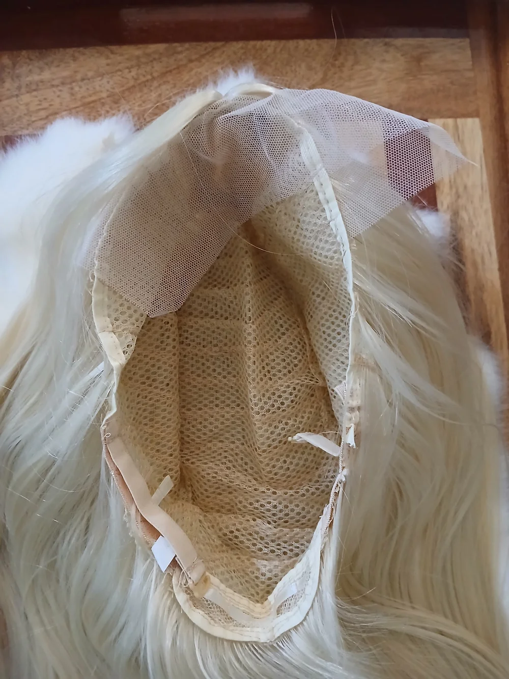 Blonde Long Straight Synthetic Wig - Classic Pale Blonde